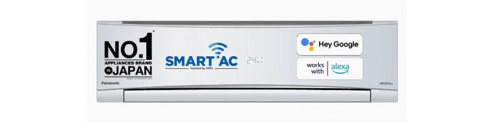 Air Conditioner: Panasonic 1 Ton 4 Star Rs.31349 to Rs.32990